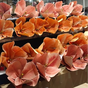 Venta caliente personalizar decoración de la boda EVA <span class=keywords><strong>flores</strong></span> impermeables Artificial gigante flor de papel decoración del centro comercial - Product Image 3
