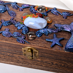 Hot Sale Creative Luxury Amazing Crystal Wooden <b>Magic</b> <b>Box</b> for Home Decoration - Product Image 4