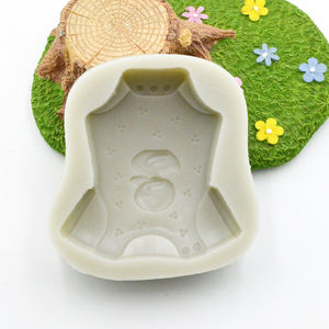 Molde de silicona con forma de falda para bebé y niña, molde de silicona para pastel fondant, jabón hecho a mano para chocolate, galletas, arcilla ultraligera - Product Image 3