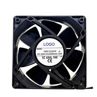 Ventilador Axial EC de 120x120x38mm con Rodamiento de Bolas, Silencioso, 110-220V, Industrial, OEM, ODM, 70000 Horas de Vida Útil