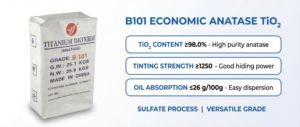 Anatase-mercado de pigmento a base de aceite, dióxido de <span class=keywords><strong>titanio</strong></span> b101 tio2, <span class=keywords><strong>precio</strong></span> más bajo - Product Image 6
