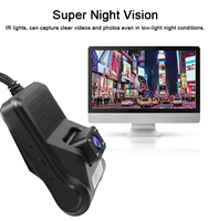 Dashcam 4g Hd 1080p double caméra avec Gps Wifi Support application Mobile ordinateur Terminal à distance voiture Dvr