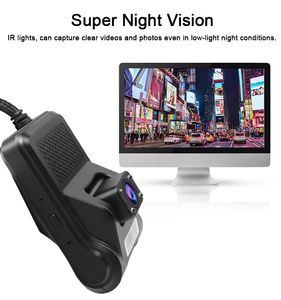 Dashcam Camera Kép 4G Hd 1080P Với Gps Hỗ Trợ Wifi Thiết Bị Đầu Cuối Máy Tính Ứng Dụng Di Động Đầu Ghi Hình Xe Hơi Từ Xa - Product Image 5