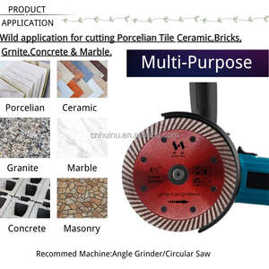 Disque diamanté de 9" (<span class=keywords><strong>230</strong></span> <span class=keywords><strong>mm</strong></span>) pour coupe de carreaux et de porcelaine, lame de <span class=keywords><strong>scie</strong></span> <span class=keywords><strong>circulaire</strong></span> pour pierre, granit et Dekton - Product Image 3