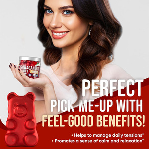 Permen Kunyah Ashwagandha OEM Ekstrak Akar Ashwagandha Vitamin C Suplemen Bubuk Ashwagandha untuk Tidur, Mengatur Stres, dan Keseimbangan - Product Image 2