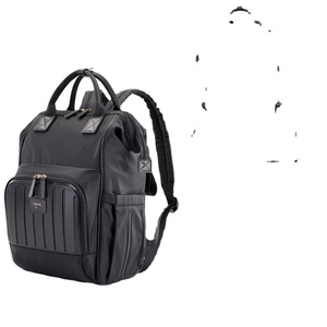 Wholesale Diaper <b>Backpack</b> For Moms Large Capacity Waterproof Nylon Handle Travel Nursing Bag With Adjustable Straps - Product Image 2