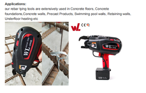 Tự động không dây công nghiệp lớp thép cây buộc máy <span class=keywords><strong>40mm</strong></span> Đường kính tối đa công cụ xây dựng wl400b 3 lượt Tie máy - Product Image 3