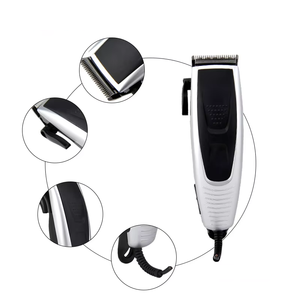 Tondeuse à cheveux électrique filaire en acier inoxydable pour hommes, pour la finition des barbes, des moustaches et des poils rebelles, réglable, usage hôtelier - Product Image 3