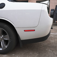 4PCS Feux latéraux à LED fumés pour Dodge Challenger 2015-2018