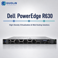 Plateforme de virtualisation pour applications professionnelles, serveur rack Dell PowerEdge R630 1U à 8 baies IDRAC8 Dual Xeon