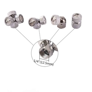 Raccord de pulvérisation atomisante pour pesticides, pour buse de pulvérisateur de jardin en laiton 1/4" 1/2", arroseur d'irrigation de jardin à 1/2/3 trous - Product Image 2
