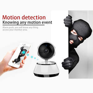 ミニ屋内ベビーモニター WiFi CCTV セキュリティカメラ CMOS 5MP V380/ZIOT/YSX/V380 Pro 内蔵サイレン ホームセキュリティ PTZ モニタリング - Product Image 6