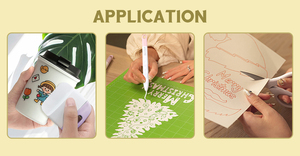 Diycut bán buôn Craft làm cỏ giống cây chổi Vinyl cơ bản công cụ thiết lập crafting công cụ <span class=keywords><strong>Kit</strong></span> cho Silhouette/oracal 651 Vinyl - Product Image 6