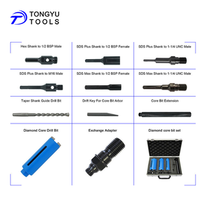 ダイヤモンドコアドリルビットアダプターDD-BI + チャックから1-1/4 "-7 UNCオス & 1/2" BSPメス、ヘビーデューティCNCヒルティDD100 DD120用 - Product Image 6