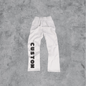 Pantalon de survêtement Prin Eco Friendly Vintage Fashion Light Wash pour hommes avec logo personnalisé du service OEM - Product Image 2