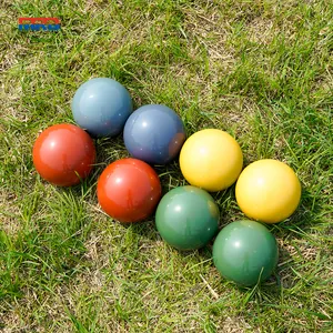 Sports Bocce Ball Set 8 All Weather Bocce Balls and 1 Pallino Beach Backyard Lawn or Outdoor Party Game