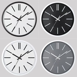 Horloge murale simple de 12 pouces muet ne coche pas ronde horloge murale tridimensionnelle pour étude salle de classe salon école - Product Image 4