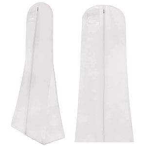 गर्म बिक्री कस्टम लोगो गैर बुना कपड़े सूट बैग भंडारण और खरीदारी के लिए लंबे मुद्रित शादी पोशाक कवर - Product Image 4