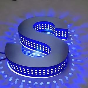 Tùy chỉnh dấu hiệu điện tử sản xuất phía trước-lit LED chiếu sáng biển quảng cáo với đấm sáng Acrylic chữ cho cửa hàng hiển thị - Product Image 2