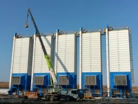 Séchoir à grains à ventilation continue verticale pour l'agriculture de 30 tonnes