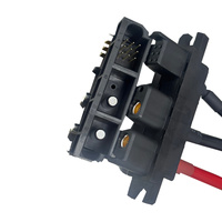 Câble d'alimentation pour serveur IA Hinicable 30KW9P-01, assemblage 9+2 broches, conducteur en cuivre PTFE ultra souple 7AWG, personnalisé OEM pour station d'alimentation