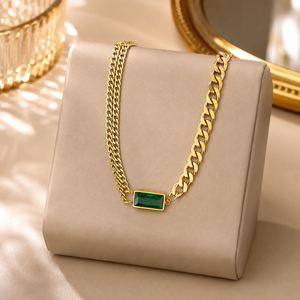 Custom Stainless Steel 18K Gold Plated Zircon Trendy Layered Heart Butterfly Link Pendant Necklace for Women's Engagement <b>Gift</b> - Product Image 3
