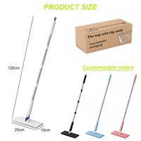 Lingettes humides et sèches jetables à vente chaude, mini serpillière extensible, tissu de remplacement mains libres, vente en gros