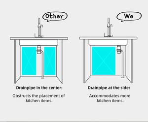 Fregadero de Cocina Inteligente con Cascada, Tendencia en TikTok, Acero Inoxidable 304, Pantalla LED Digital, Multifuncional, de un Solo Tazón - Product Image 5