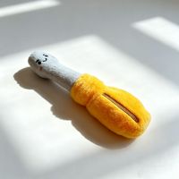 Figurine en peluche marteau talkie-walkie créative en PP, porte-clés pendentif, jouet pour machine à griffes d'arcade