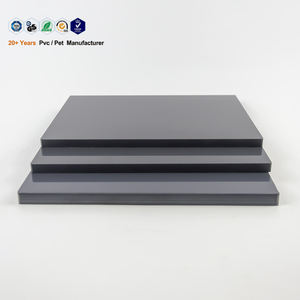 Panneau de <span class=keywords><strong>PVC</strong></span> gris personnalisé 4x8 plastique feuille de <span class=keywords><strong>PVC</strong></span> <span class=keywords><strong>rigide</strong></span> <span class=keywords><strong>grise</strong></span> pour la construction - Product Image 1