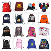Sac à cordon en tissu non tissé personnalisé à prix d'usine, sac pliable, sac à cordon imperméable avec logo