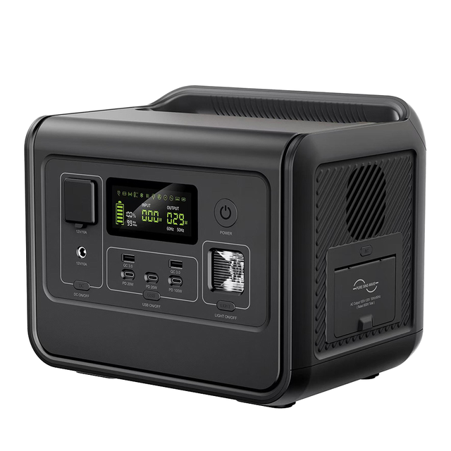 Portable 800W 510Wh Outdoor Rechargeable Power Station Handheld Solar Generator MPPT Pure Sine Wave for Emergency Camping Car
