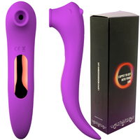 Adams Klitoris-Sauger Vagina-Vibrator Klitoris-Stimulator orale Nippel Sex-Spielzeug für Frau saugender Vibrator