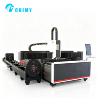 Machine de découpe laser à fibre numérique automatique CNC 4 axes 3015 1530 1500W pour tubes et tôles d'acier – Prix compétitif