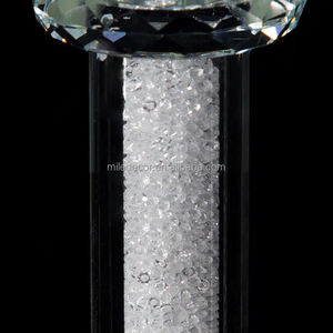 Bougeoir en verre avec cylindre de diamant, chandelier en cristal, pilier de mèche, chandelier en verre de bonne qualité, nouveautés - Product Image 6