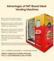 Distributeur automatique de nourriture chaude, distributeur automatique de restauration rapide, distributeur automatique de pizzas mobile, nourriture instantanée avec micro-ondes