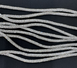 Ceinture en strass porte-bonheur, entièrement recouverte de strass en maille, 4mm 5mm, pour sweat à capuche et chaussures - Product Image 2
