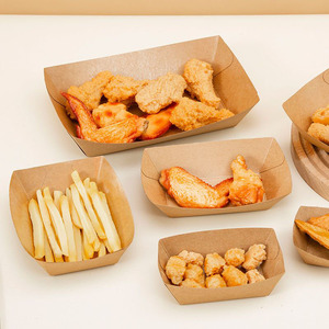Assiettes à dîner en papier pour aliments chauds bon marché barbecues jetables en papier <span class=keywords><strong>kraft</strong></span> PLA maison et cuisine pour pique-nique - Product Image 6