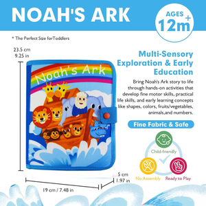 I Montessori di apprendimento precoce sensoriale NF15-20 hanno sentito i giocattoli Noah's Ark <span class=keywords><strong>Toy</strong></span> Book per i più piccoli - Product Image 2