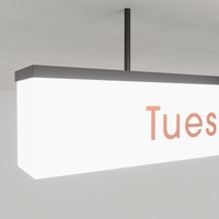 Caisson lumineux publicitaire extérieur personnalisé en acrylique et acier inoxydable LED pour enseignes commerciales de cafés