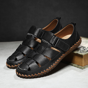 <span class=keywords><strong>Sandales</strong></span> <span class=keywords><strong>de</strong></span> pêcheur pour hommes et femmes, chaussures <span class=keywords><strong>de</strong></span> marche et <span class=keywords><strong>de</strong></span> <span class=keywords><strong>randonnée</strong></span> en plein air, chaussures <span class=keywords><strong>de</strong></span> plage, sport, <span class=keywords><strong>cuir</strong></span> microfibre, été, faites à la main, bout couvert - Product Image 3