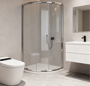 Clôture coulissante moderne de douche avec le style de cadre de verre trempé pour des chambres d'hôtel - Product Image 1