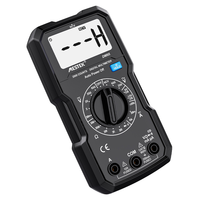 Digital Smart Multimeter High Precision Intelligent Small Voltage Meter Manual Range amprobe mini multimeter Meter