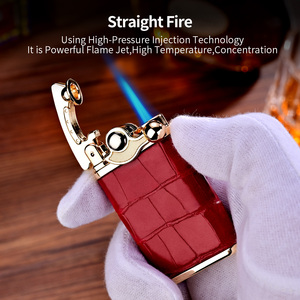 Encendedor de Cigarros CIGARLOONG, el Más Vendido, de Aleación, con Llama Única, Encendedor de Cigarros Premium para Hombre, Encendedor de Antorcha de Metal de Lujo Resistente al Viento - Product Image 5