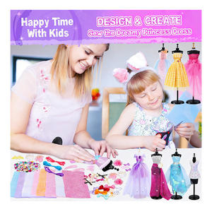 Kit de Diseñador de Moda para Niños, Costura, Maniquí de Fantasía de Ciencia Ficción de Plástico, Plantillas de Tela, Accesorios, Herramientas, Cuaderno de Bocetos, Regalo - Product Image 2