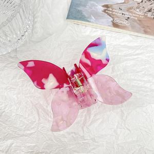 Barrettes et pinces à cheveux Midairy élégantes pour femmes, en acétate de haute qualité, motif papillon, pour un usage quotidien, colorées - Product Image 4