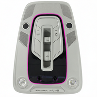 Lampe de lecture de plafond ZX 64 couleurs pour Audi A4 A5 B9 A6 A7 C8 Q5 Q7 Q8 – Accessoires d'éclairage d'ambiance intérieur de voiture