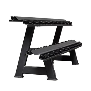Custom di fabbrica 10 paia di negozio fino a 20 manubri <span class=keywords><strong>palestra</strong></span> 2 livelli manubrio esagonale Set con Rack da 5 a 50 peso - Product Image 5