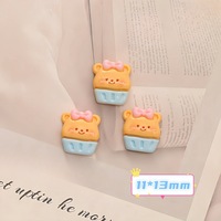 Mini Ours Mignon de Dessin Animé, Accessoires DIY pour Nail Art, Autocollants en Résine Portables, Kit de Barrettes et Bandeaux, Technique de Goutte d'Huile