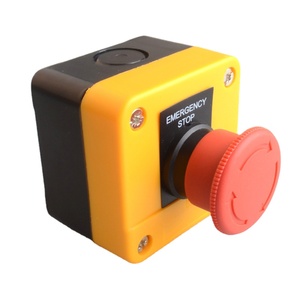 Botón Pulsador Momentáneo de Parada de Emergencia Rojo de 22mm, Material Plástico, Máx. Corriente 10A - Product Image 5
